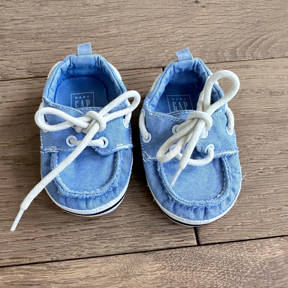 Like New Baby Gap Boat Shoes Blue
